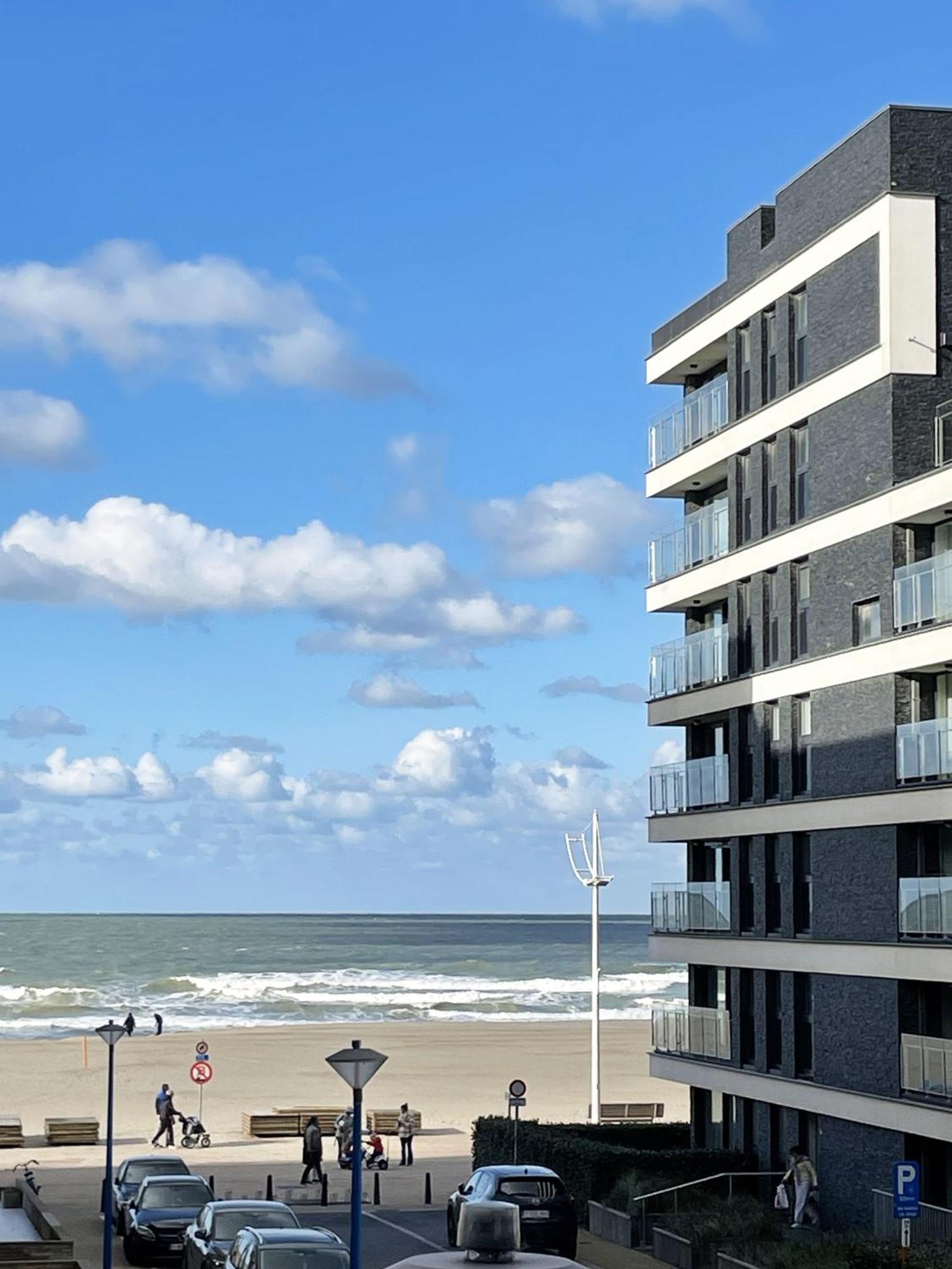 Apartment Dzee Frontaal Zeezicht En Gratis Parking Koksijde